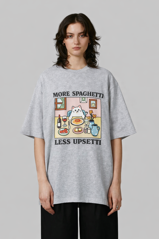 More spaghetti-Oversized tee