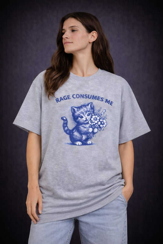 Rage consumes me-Oversized tee
