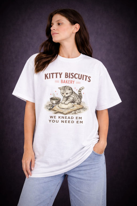 Kitty Biscuit Bakery-Oversized tee