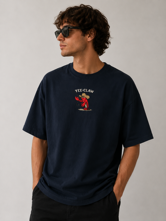 Yee-Claw Embroidered Oversized Tee