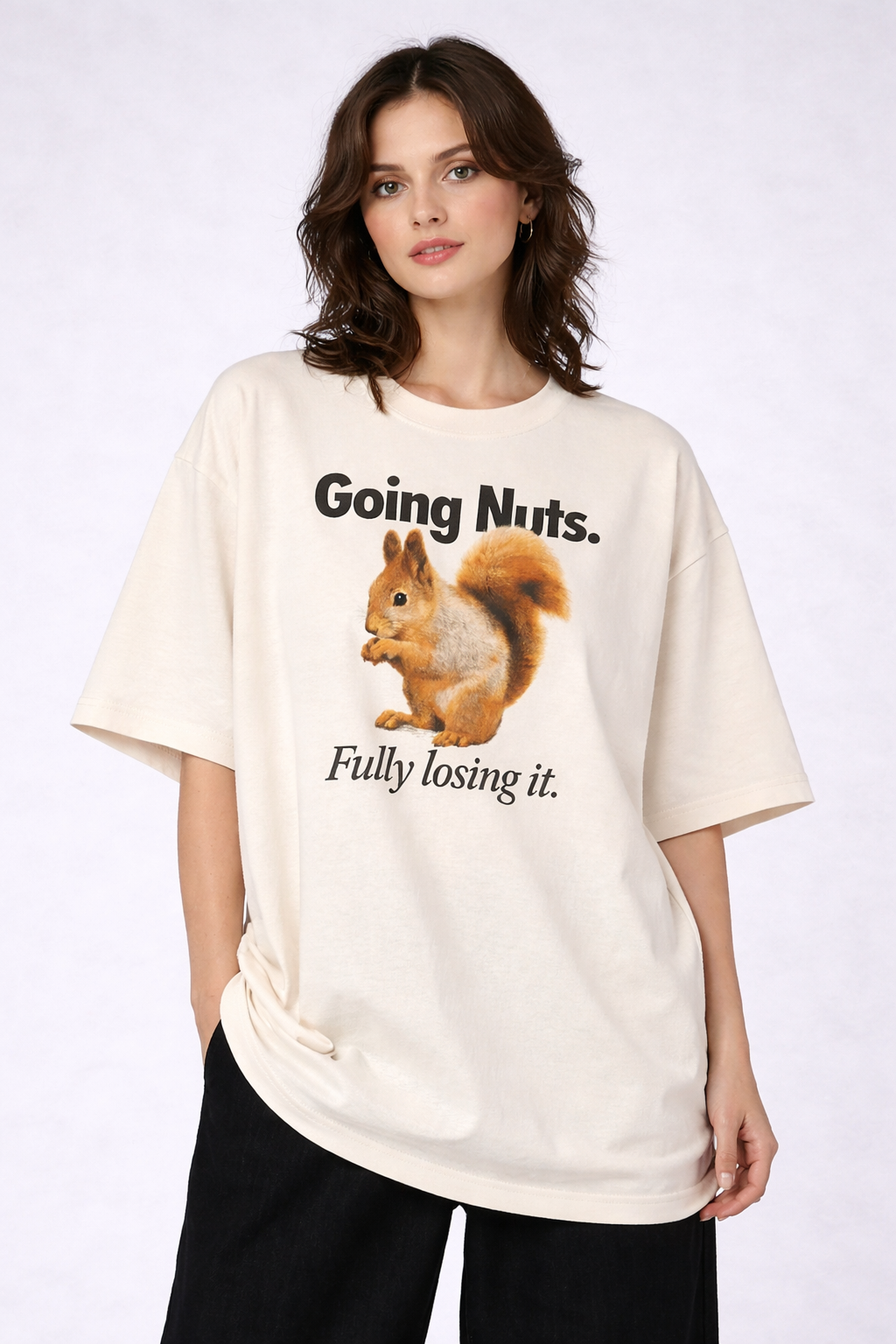 Going Nut-Oversized tee