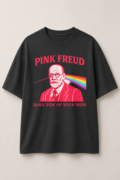 Pink Freud-Premium Oversized tee
