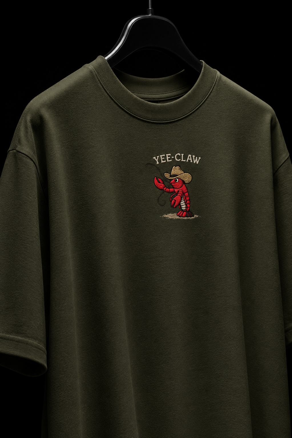 Yee-Claw Embroidered Oversized Tee