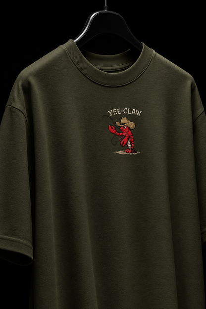 Yee-Claw Embroidered Oversized Tee