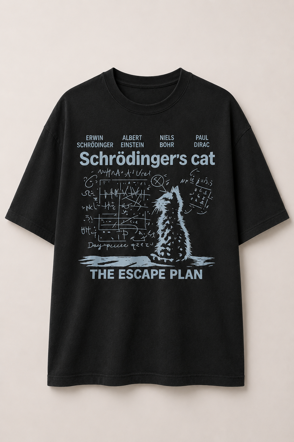Schrodinger's Cat-Oversized Tee