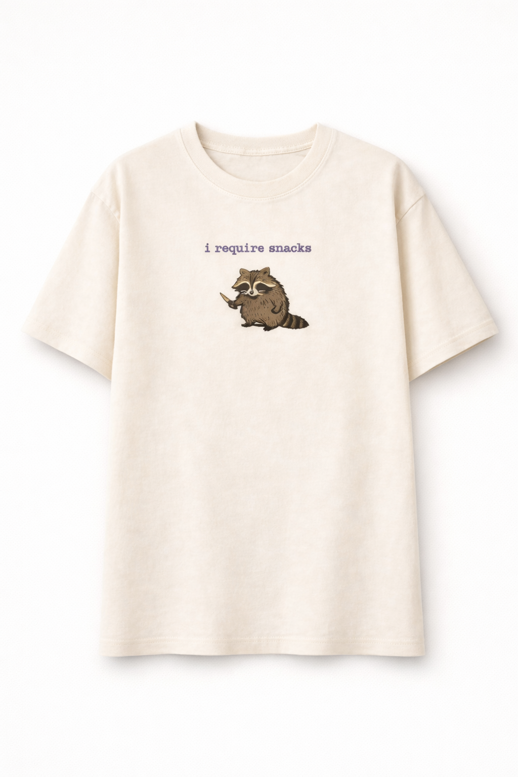 I require Snack-Oversized Tee