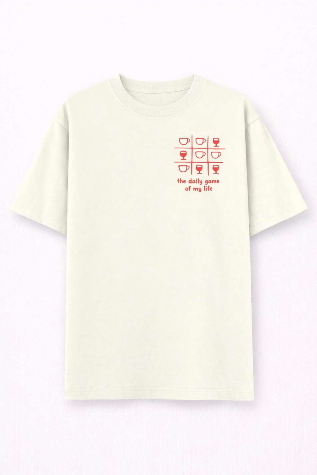 The daily game-Oversized tee