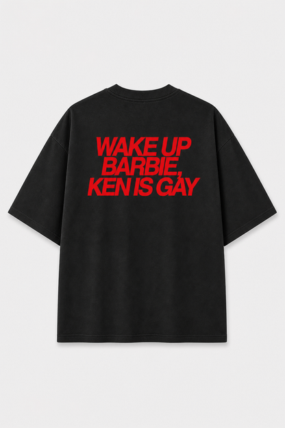 Wake Up Barbie-Oversized Tee