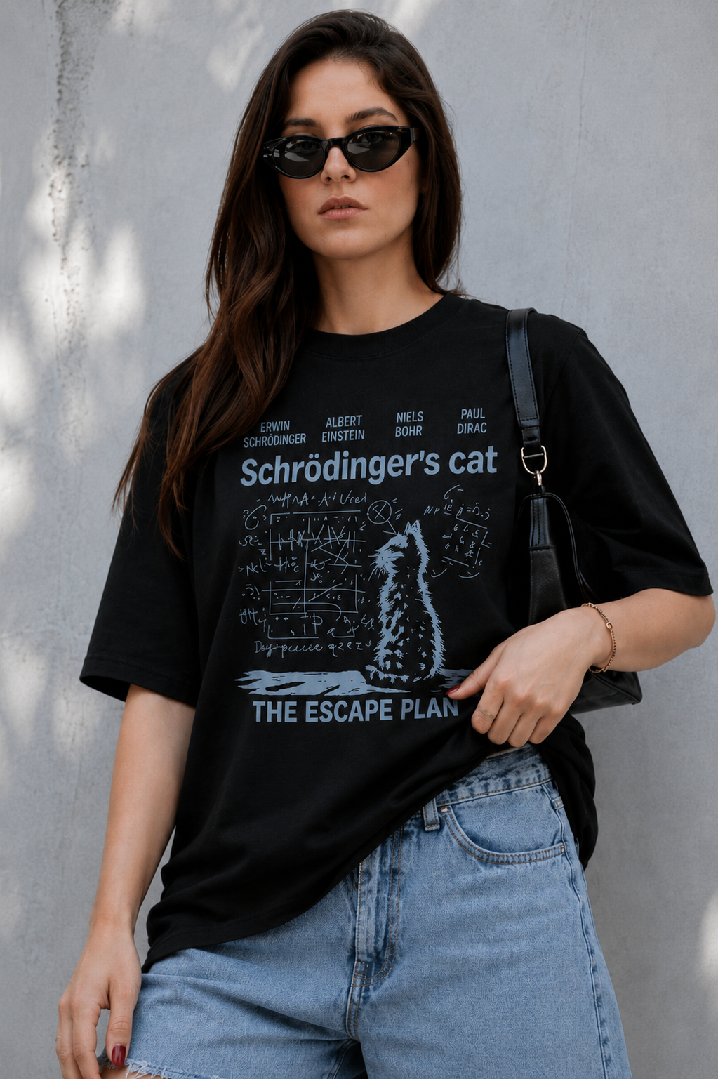 Schrodinger's Cat-Oversized Tee