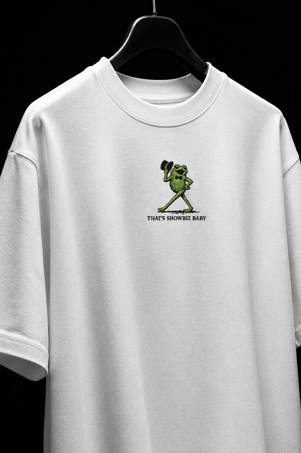 Showbiz Baby Embroidered Oversized Tee