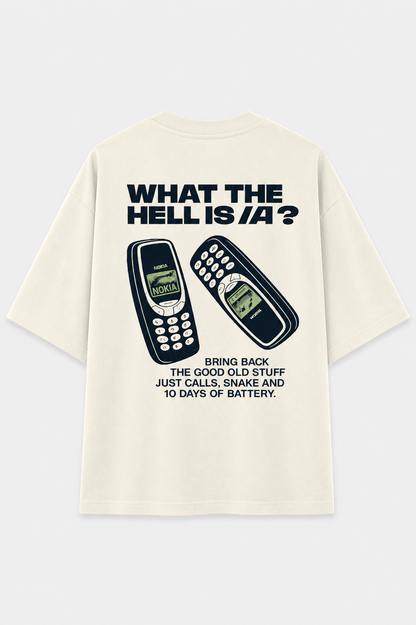 Old School Signal Tee-Oversized tee