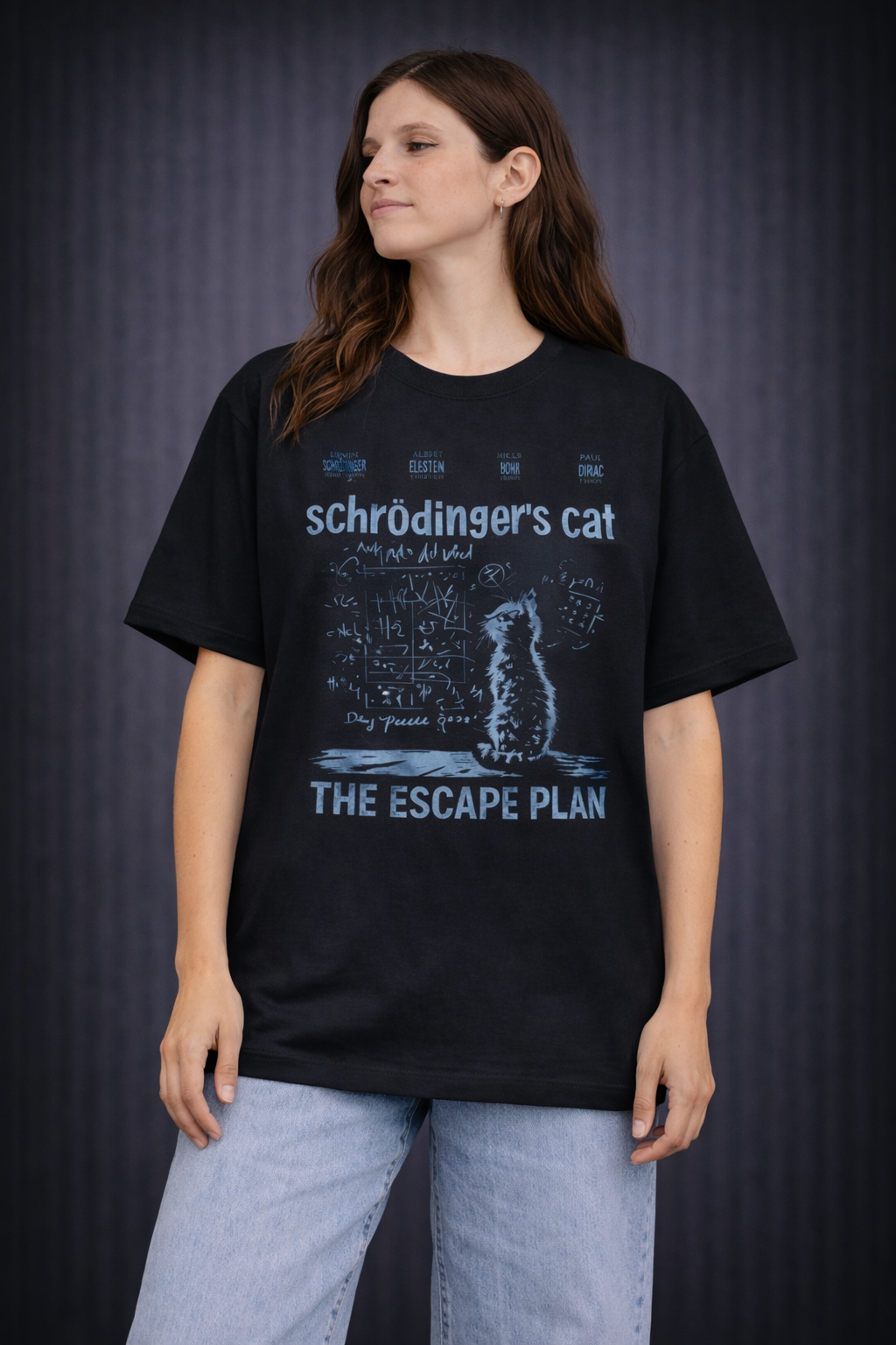 Schrodinger's Cat-Oversized Tee