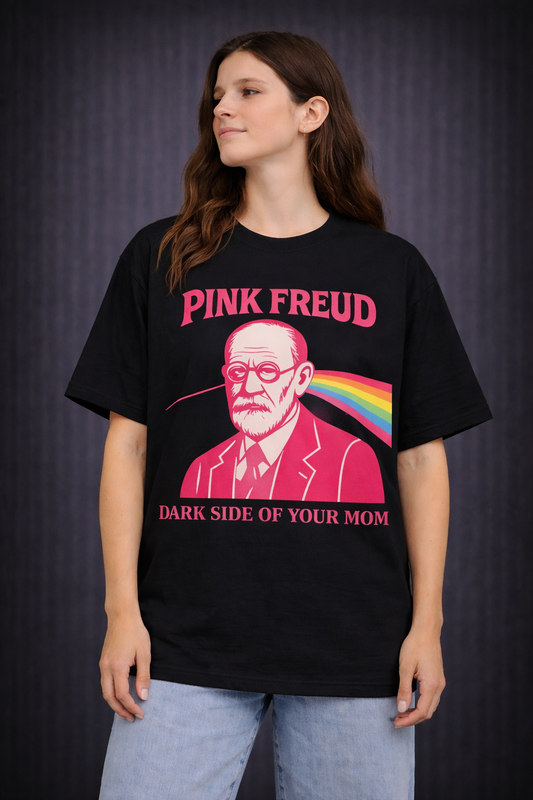 Pink Freud-Oversized tee