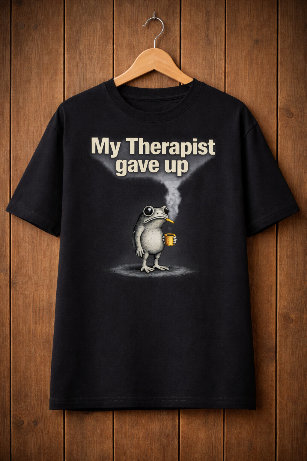 My Therapist Gave Up-Oversized Tee