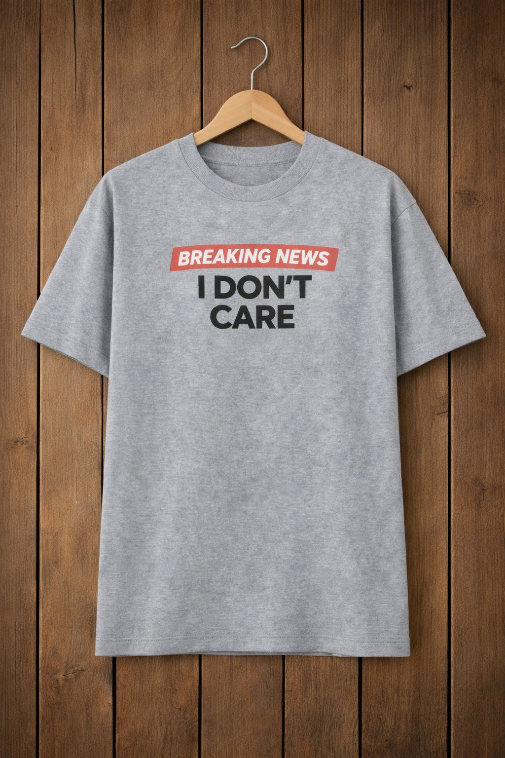I Don't Care-Oversized Tee