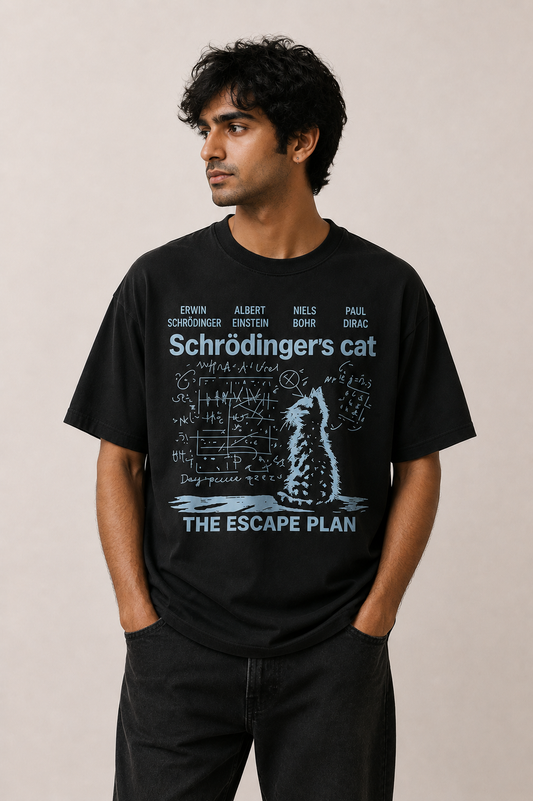 Schrodinger's Cat-Oversized Tee