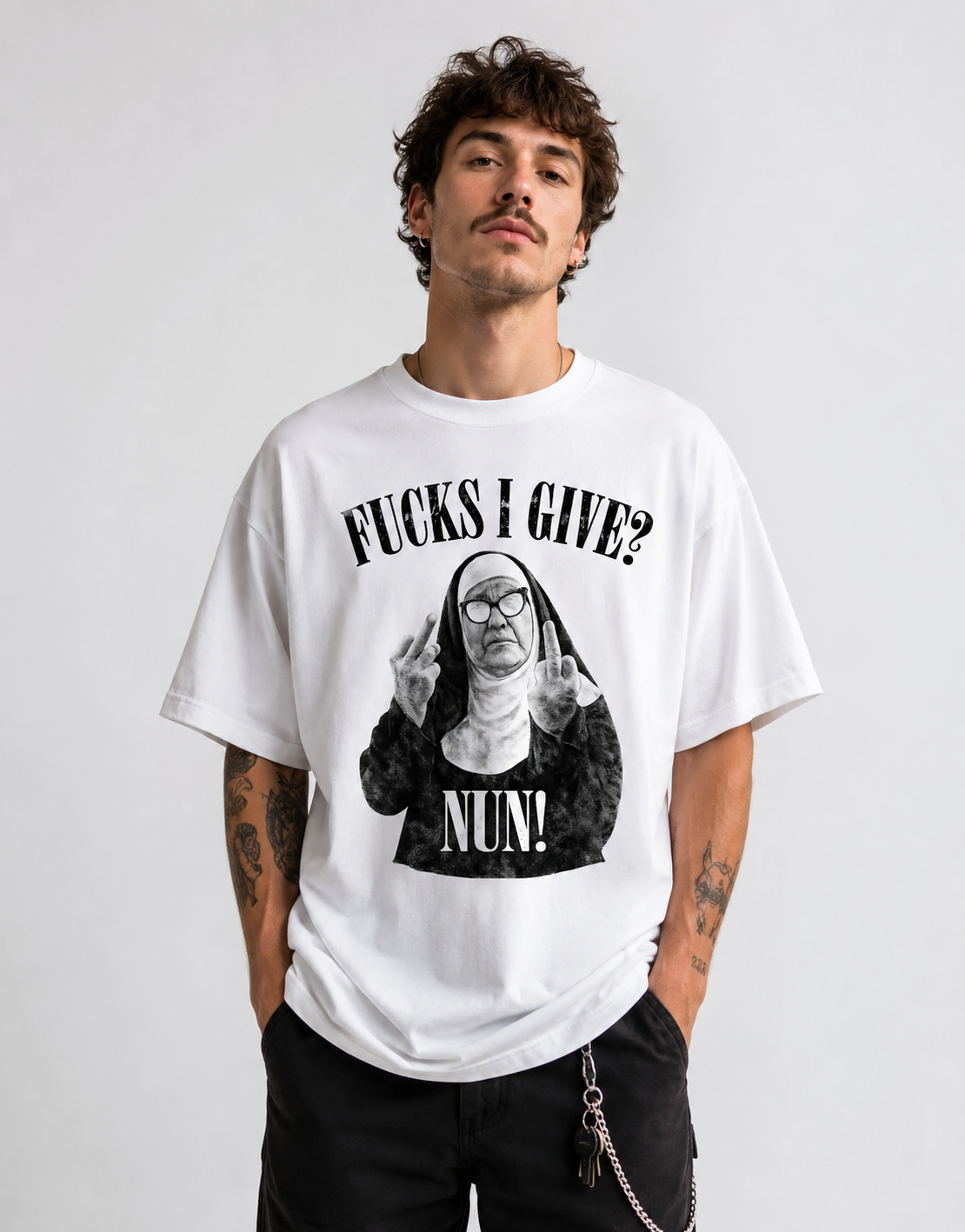 Fucks i give? Oversized tee