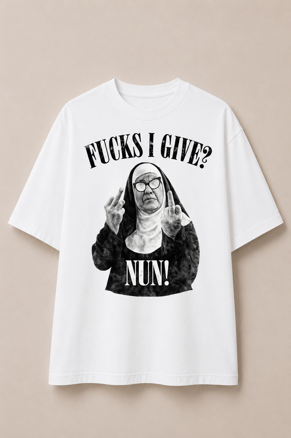 Fucks i give? Oversized tee