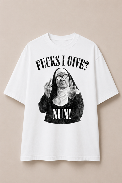 Fucks i give? Oversized tee