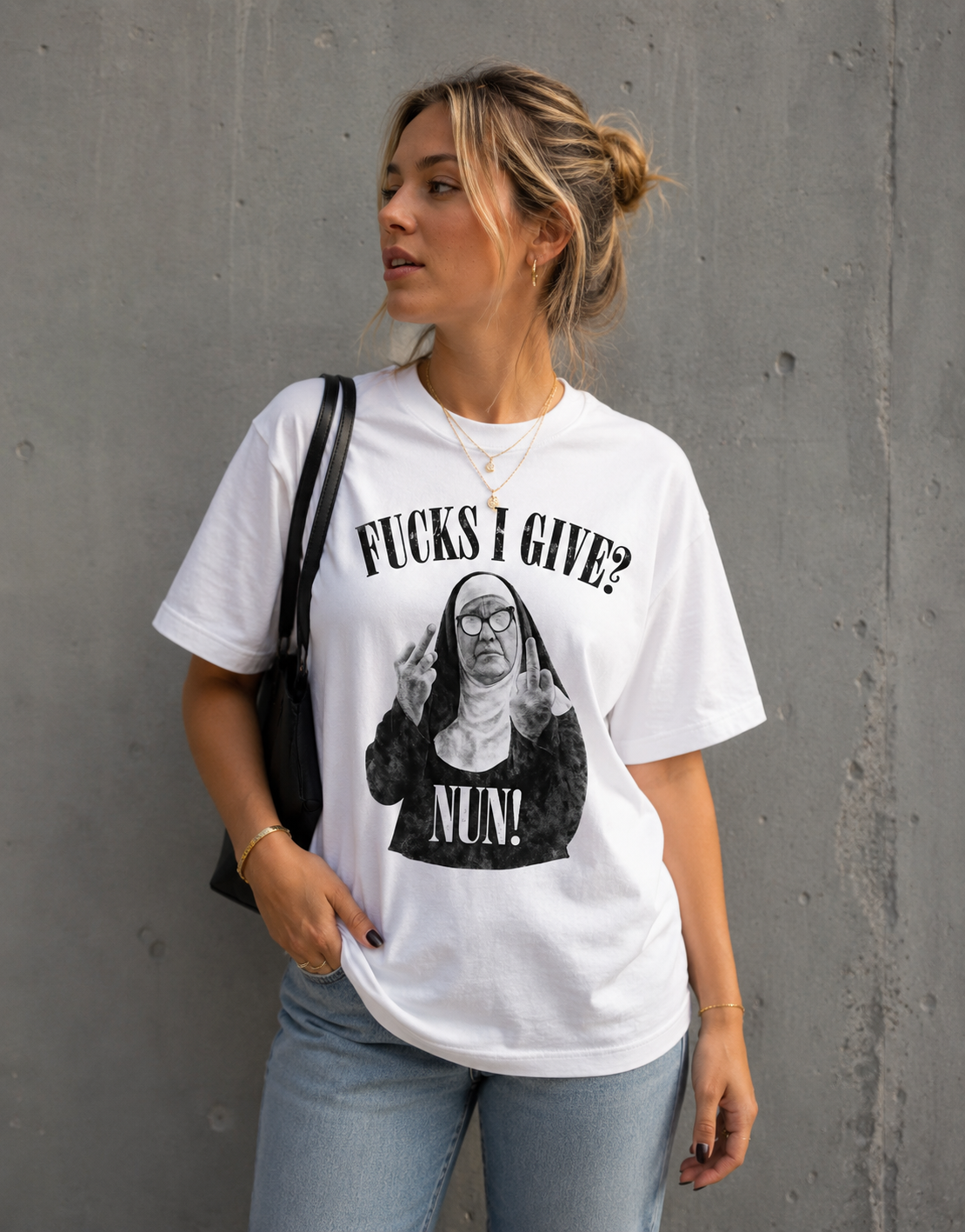 Fucks i give? Oversized tee