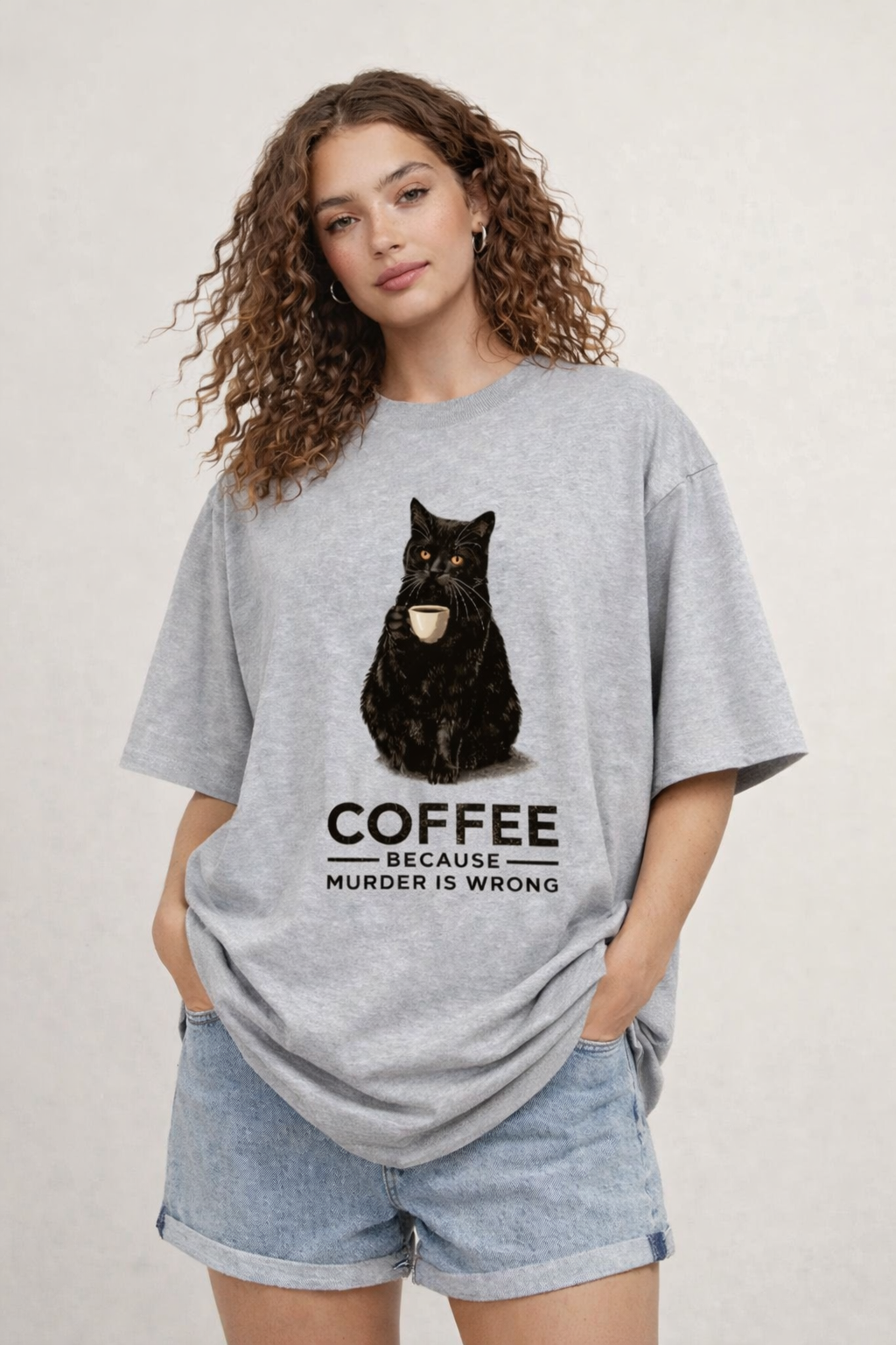 Murder is Wrong-Oversized tee