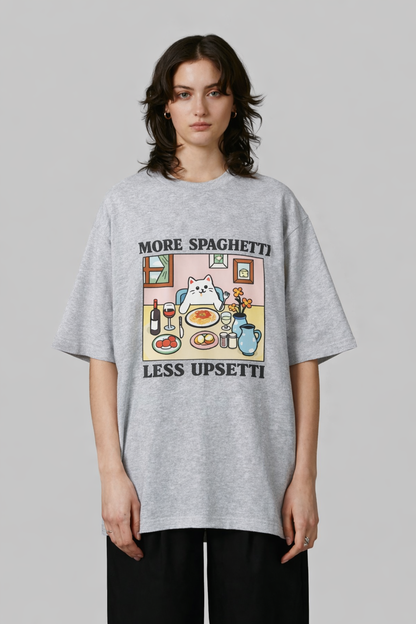 More spaghetti-Oversized tee
