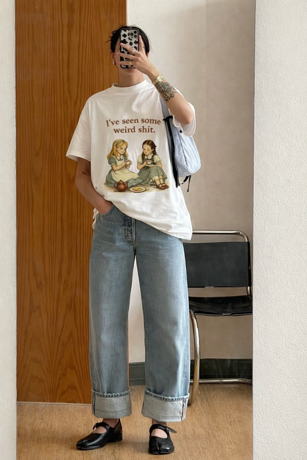 Tea & Trauma-Oversized tee