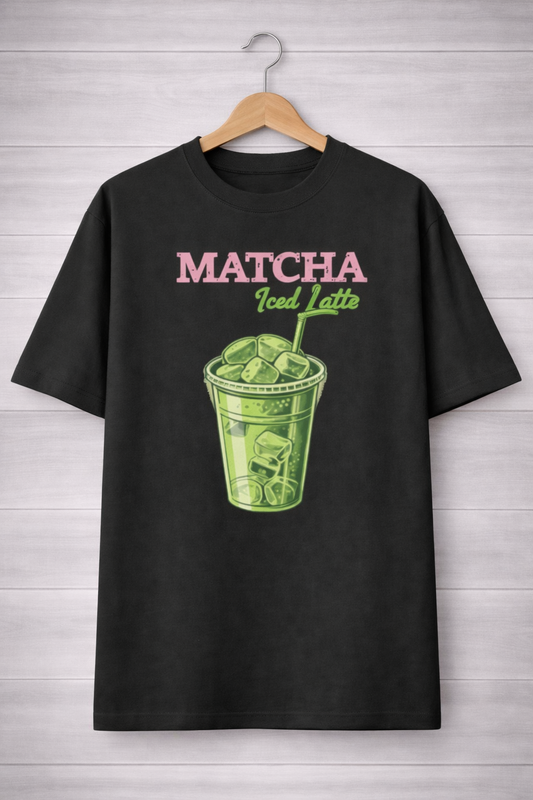 Matcha Mood-Oversized tee
