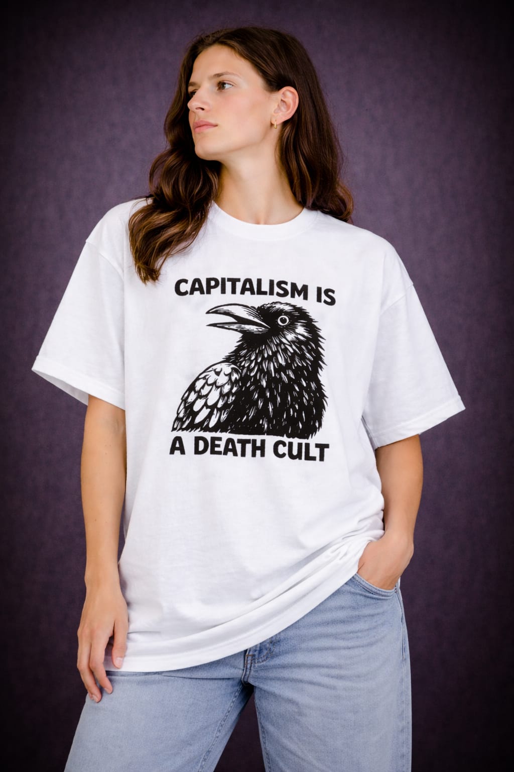Capitalism-Oversized tee