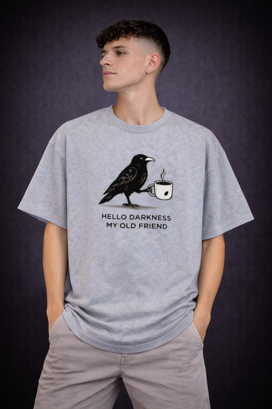 Hello Darkness-Oversized tee