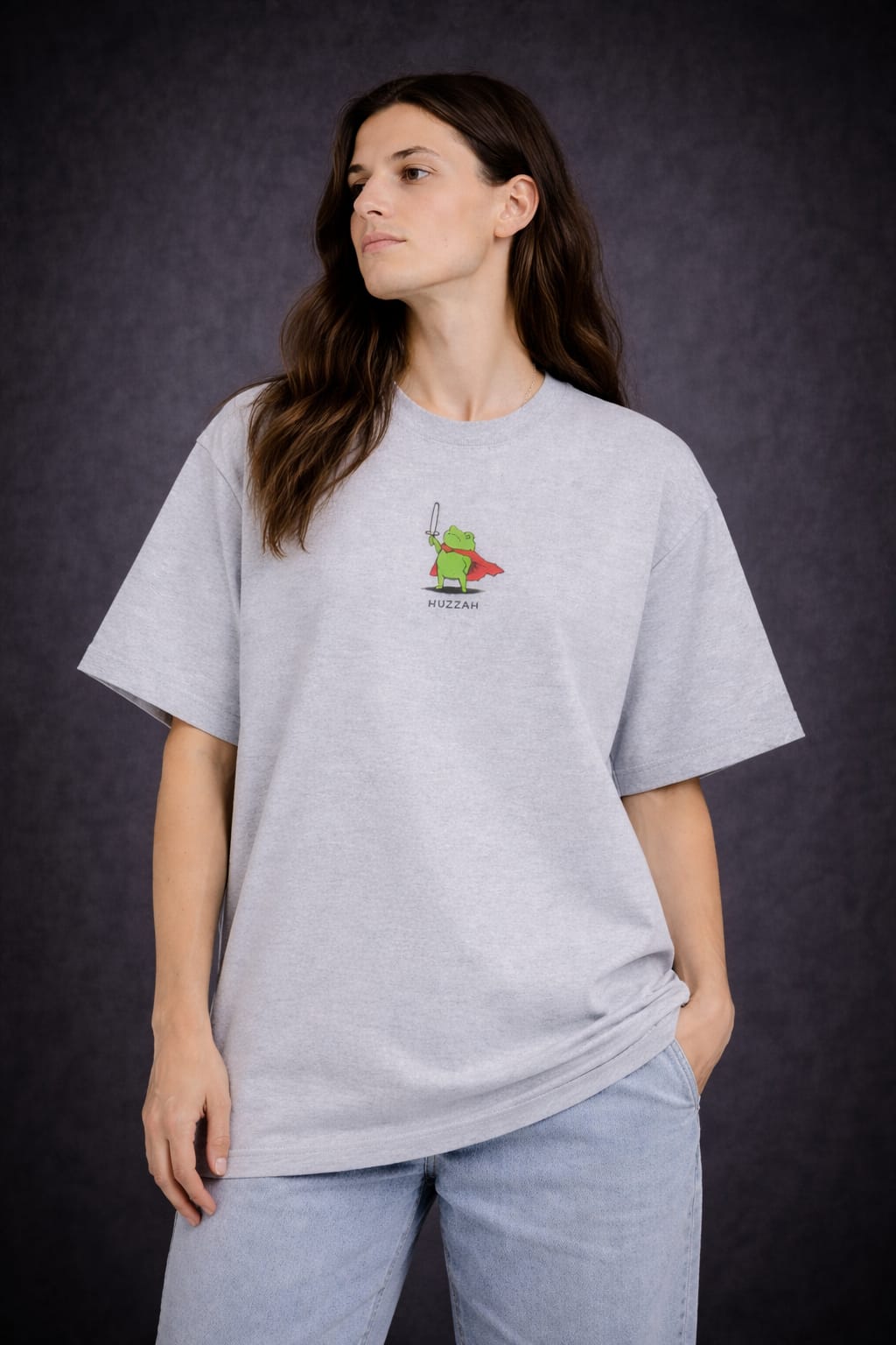 Huzzah-Oversized Tee