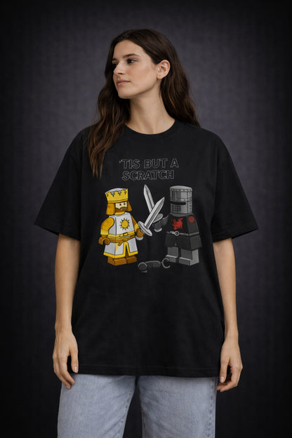 Tis But A Scratch-Oversized tee