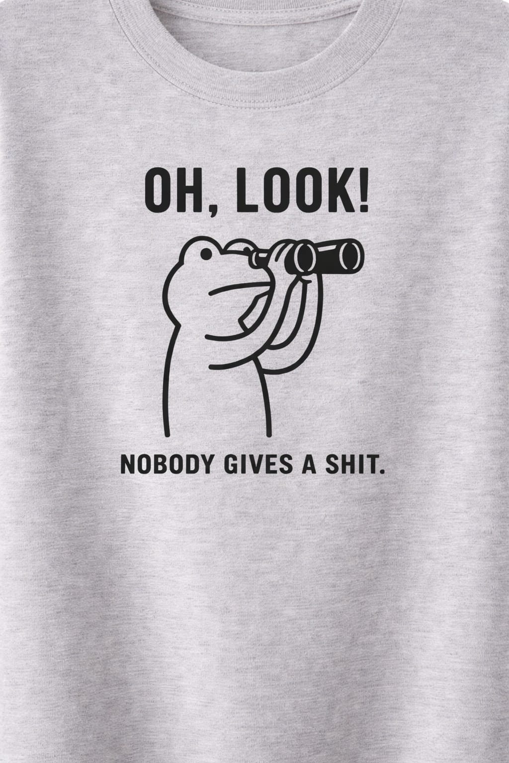 Nobody Gives a Shit-Oversized Tee