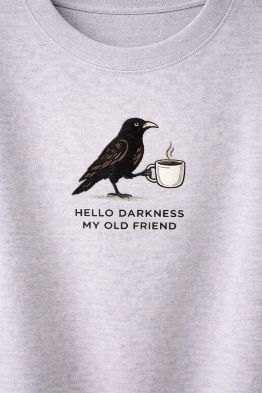Hello Darkness-Oversized tee