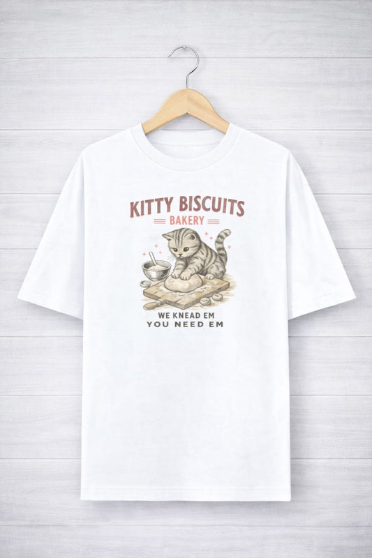 Kitty Biscuit Bakery-Oversized tee
