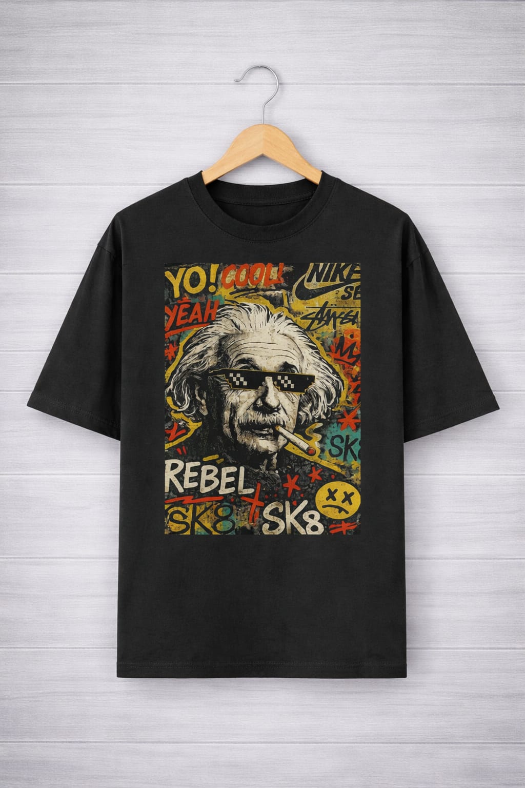 Einstein Unplugged-Oversized tee