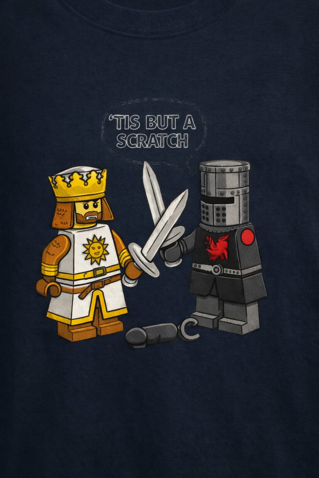 Tis But A Scratch-Oversized tee