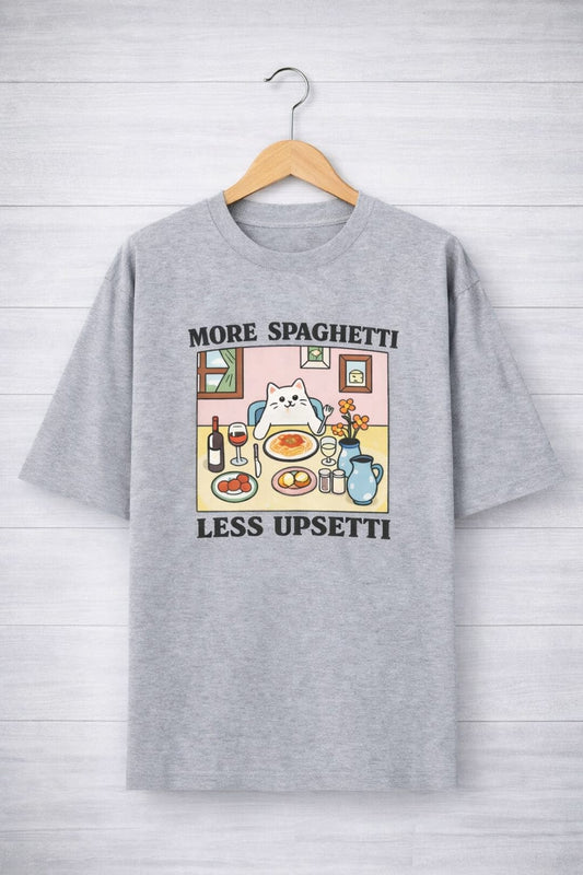 More spaghetti-Oversized tee
