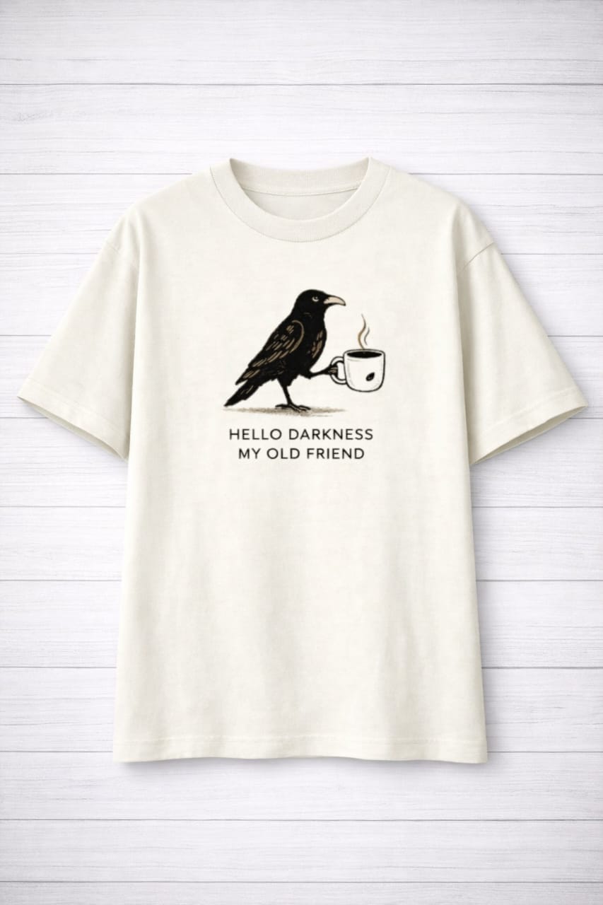 Hello Darkness-Oversized tee