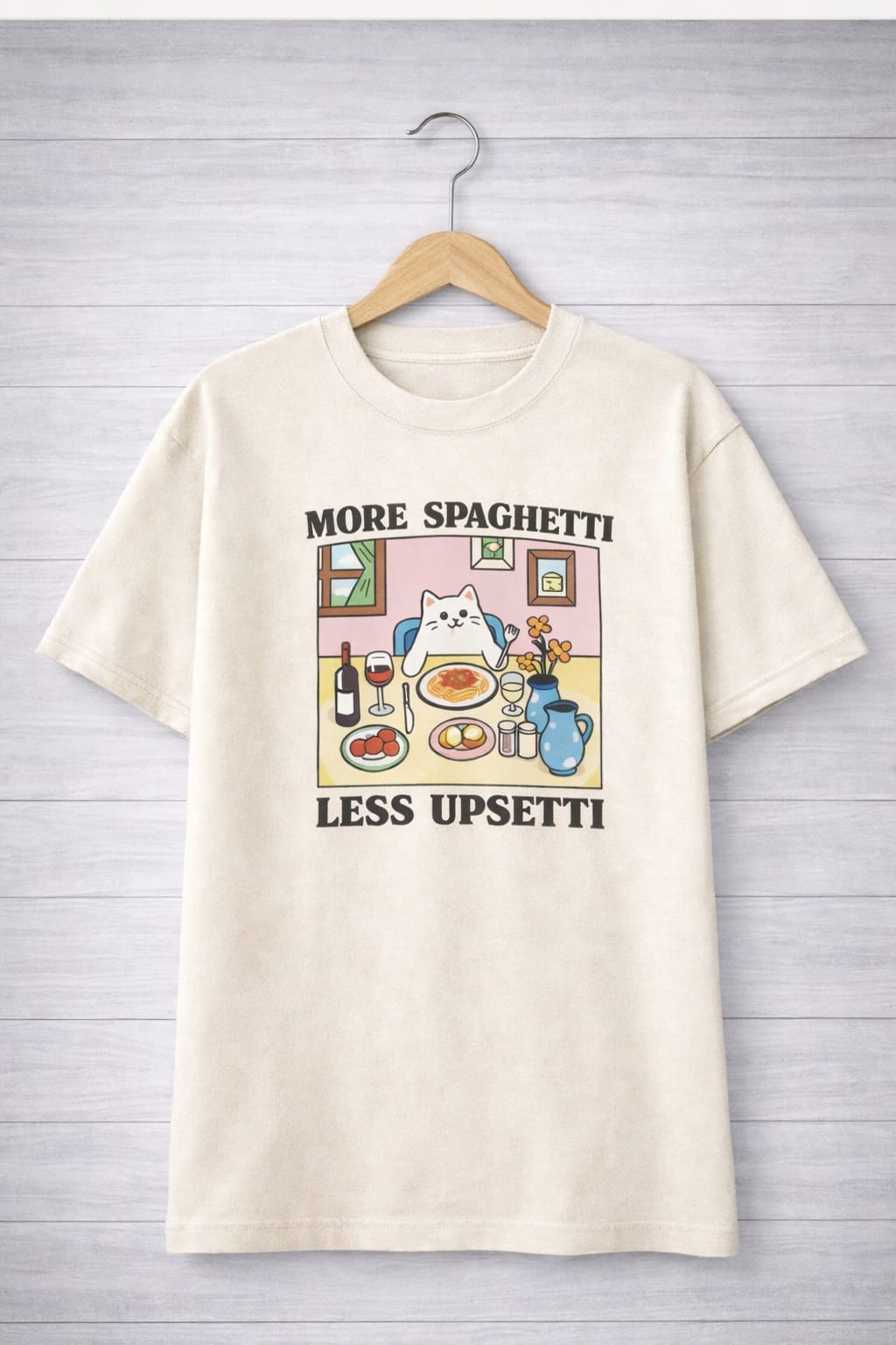 More spaghetti-Oversized tee