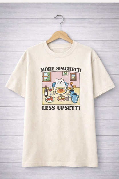 More spaghetti-Oversized tee