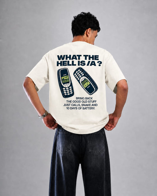 Old School Signal Tee-Oversized tee
