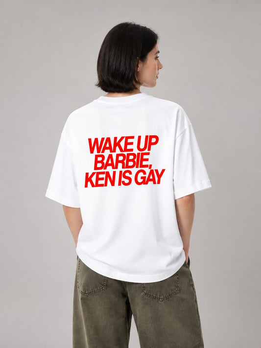 Wake Up Barbie-Oversized Tee