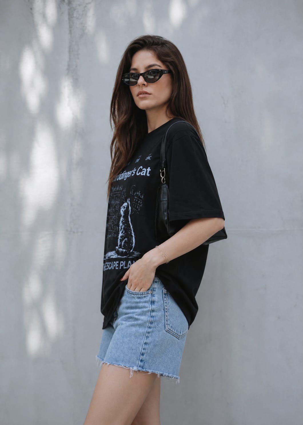 Schrodinger's Cat-Oversized Tee