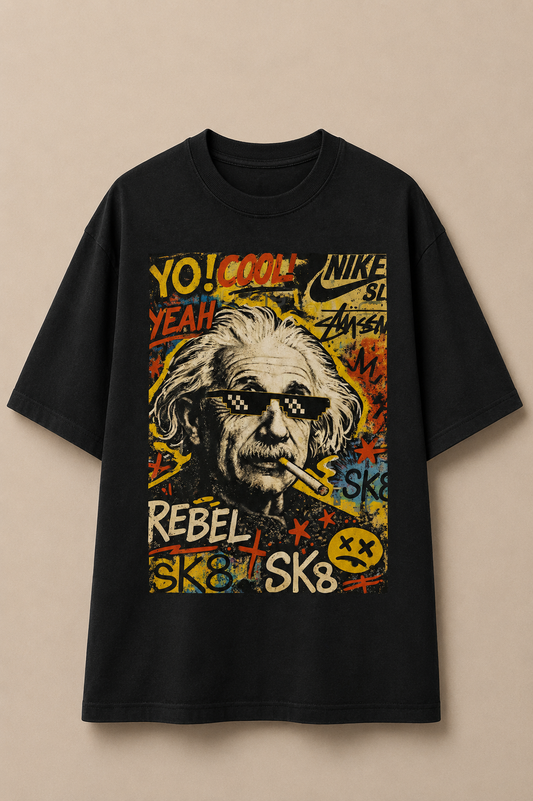 Einstein Unplugged-Oversized tee