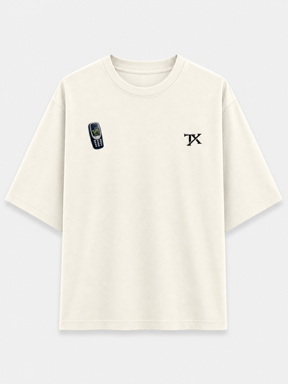 Old School Signal Tee-Oversized tee