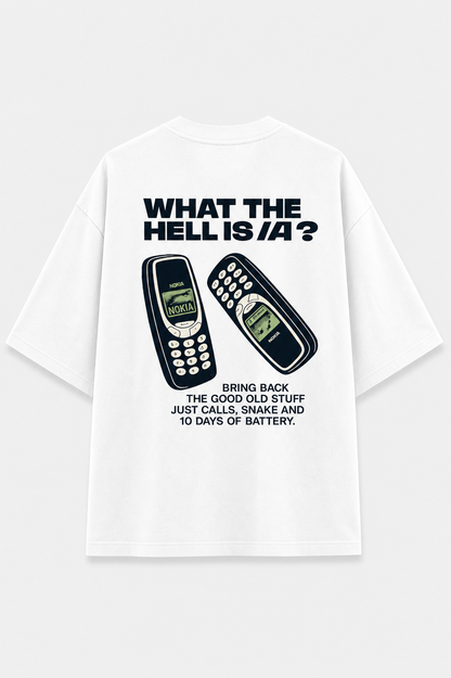 Old School Signal Tee-Oversized tee