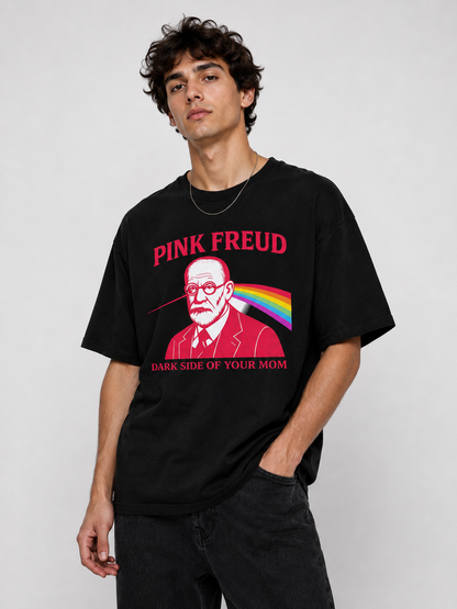 Pink Freud-Premium Oversized tee
