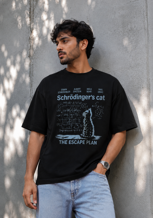 Schrodinger's Cat-Oversized Tee