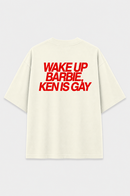 Wake Up Barbie-Oversized Tee